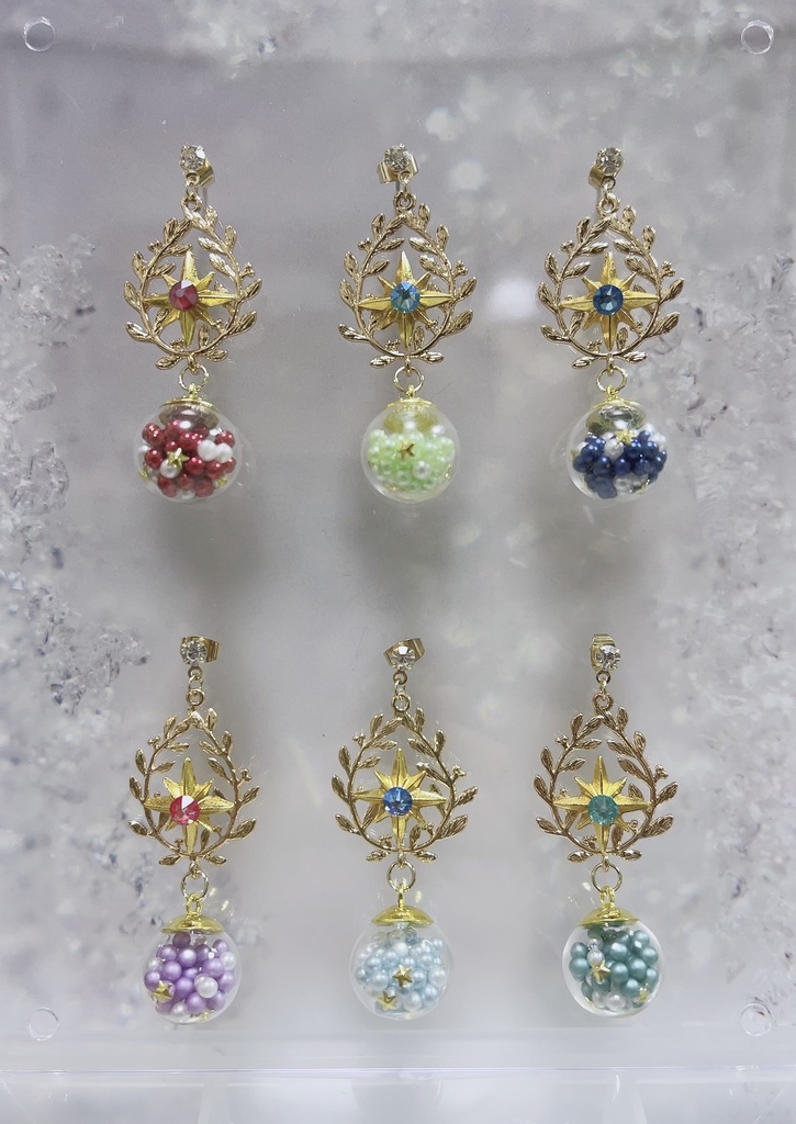 ◼️第五人格 星座シリーズ イメージ イヤリング(ピアスに変更可能)