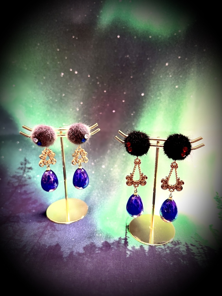 【極光祈る犬使いのバラッド】イメージピアス&イヤリング(魔法使いの約束)