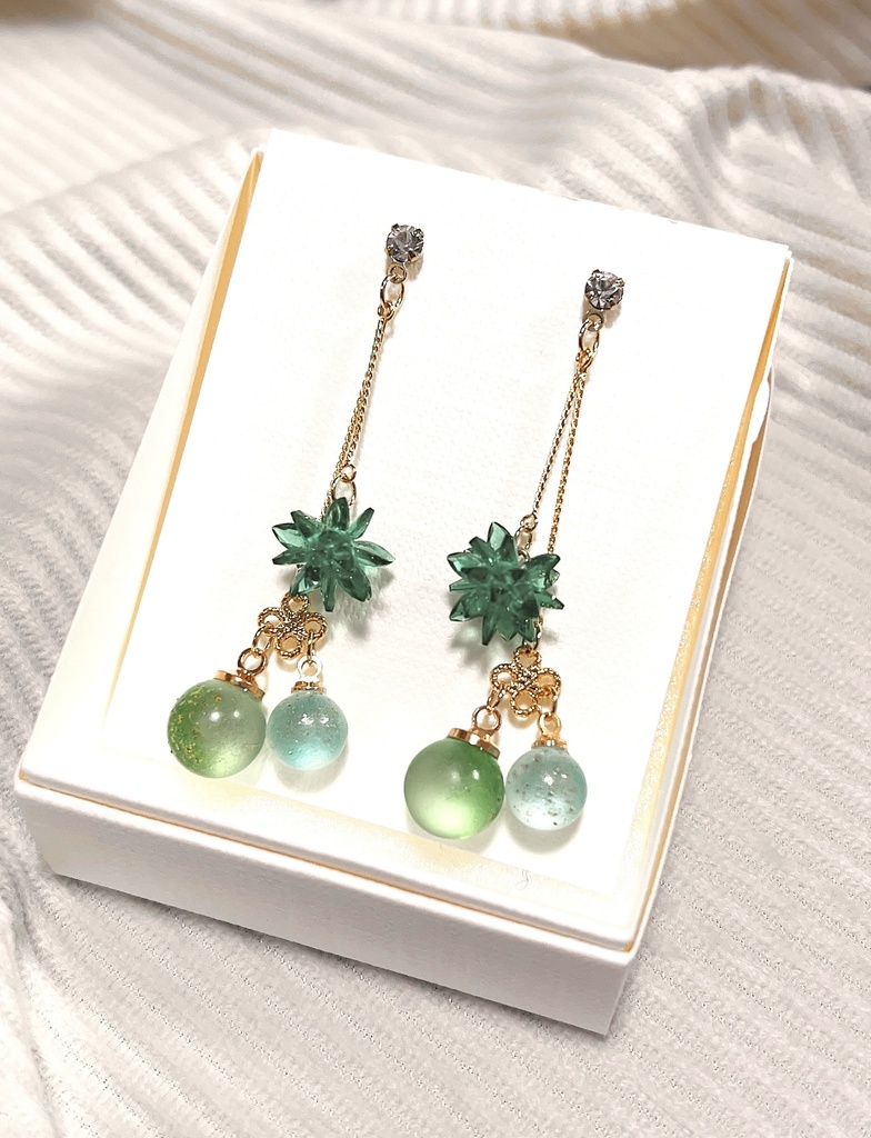 ◆魔法使いのシュガーピアス&イヤリング 〜南の国〜(魔法使いの約束)