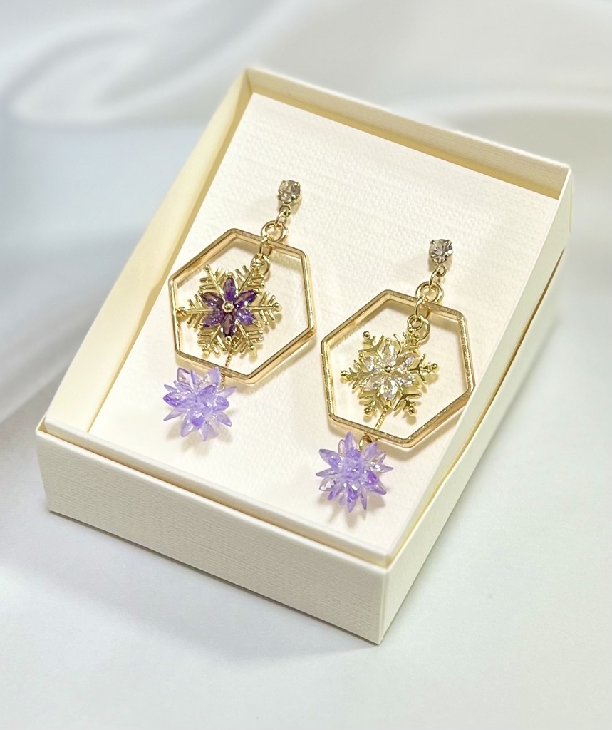 ◆魔法使いのシュガーピアス&イヤリング 〜北の国〜(魔法使いの約束)