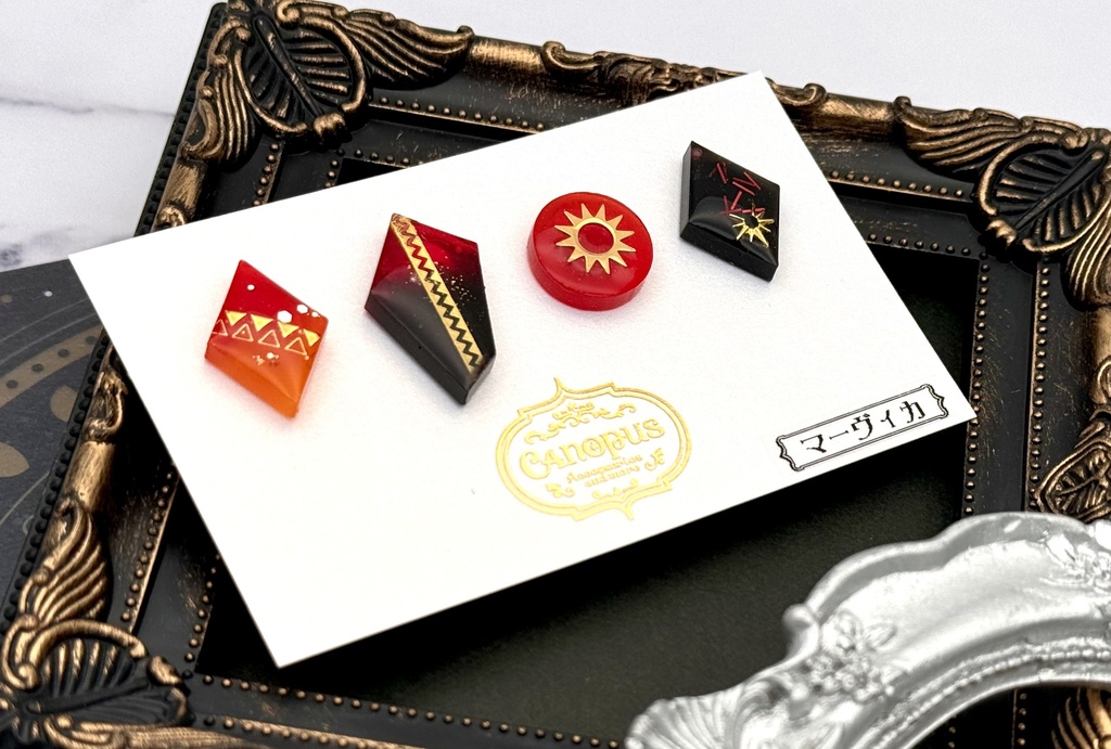 【原神】因数分解ピアス・イヤリング