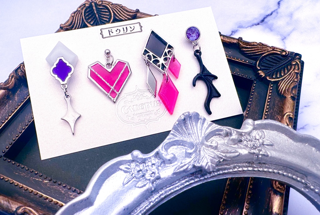 【原神】因数分解ピアス・イヤリング