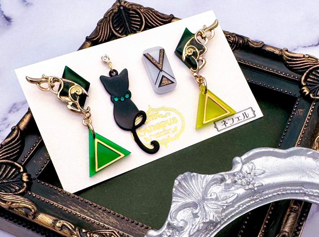 【原神】因数分解ピアス・イヤリング