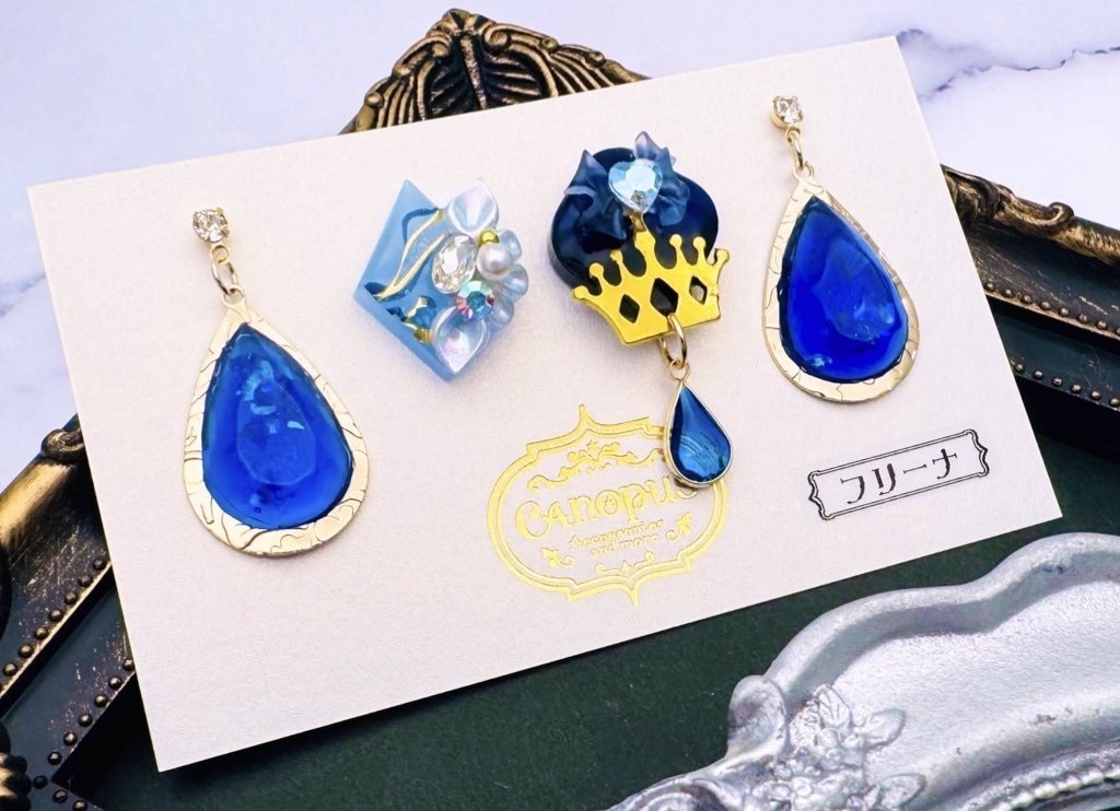 【原神】因数分解ピアス・イヤリング