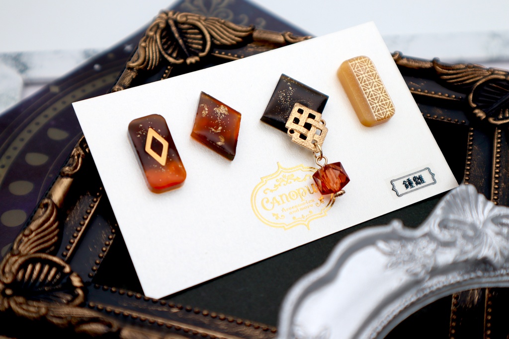 【原神】因数分解ピアス・イヤリング