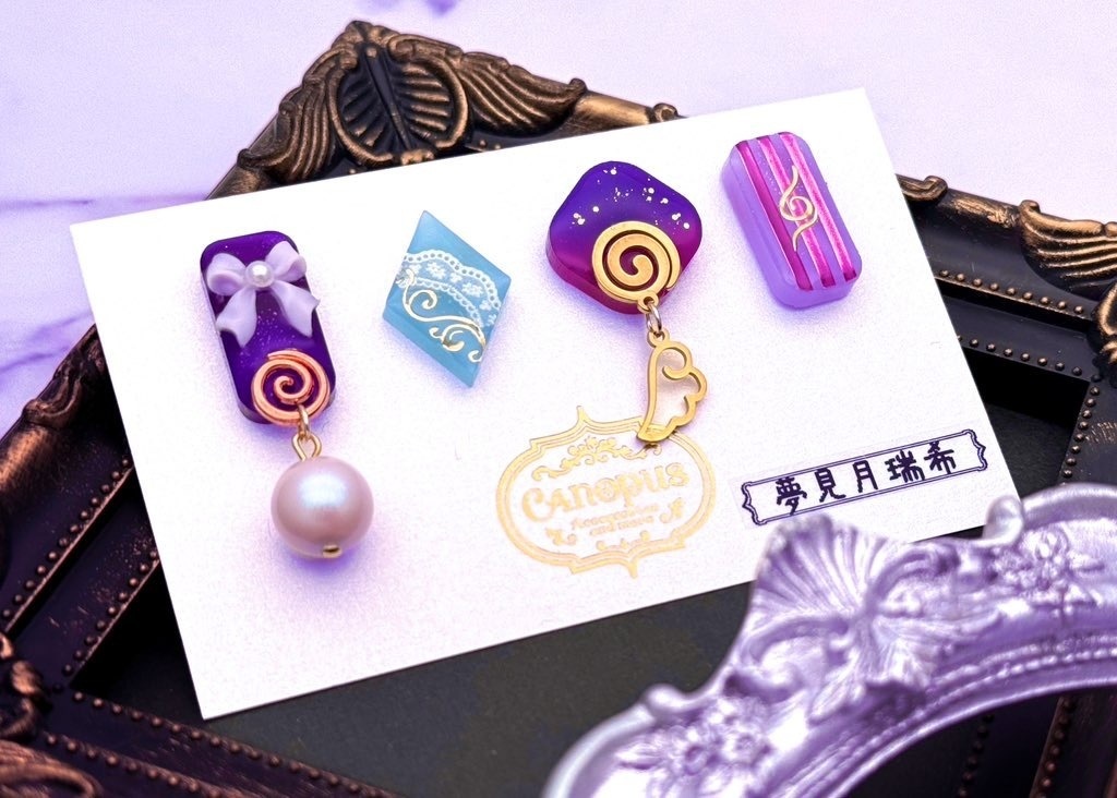 【原神】因数分解ピアス・イヤリング