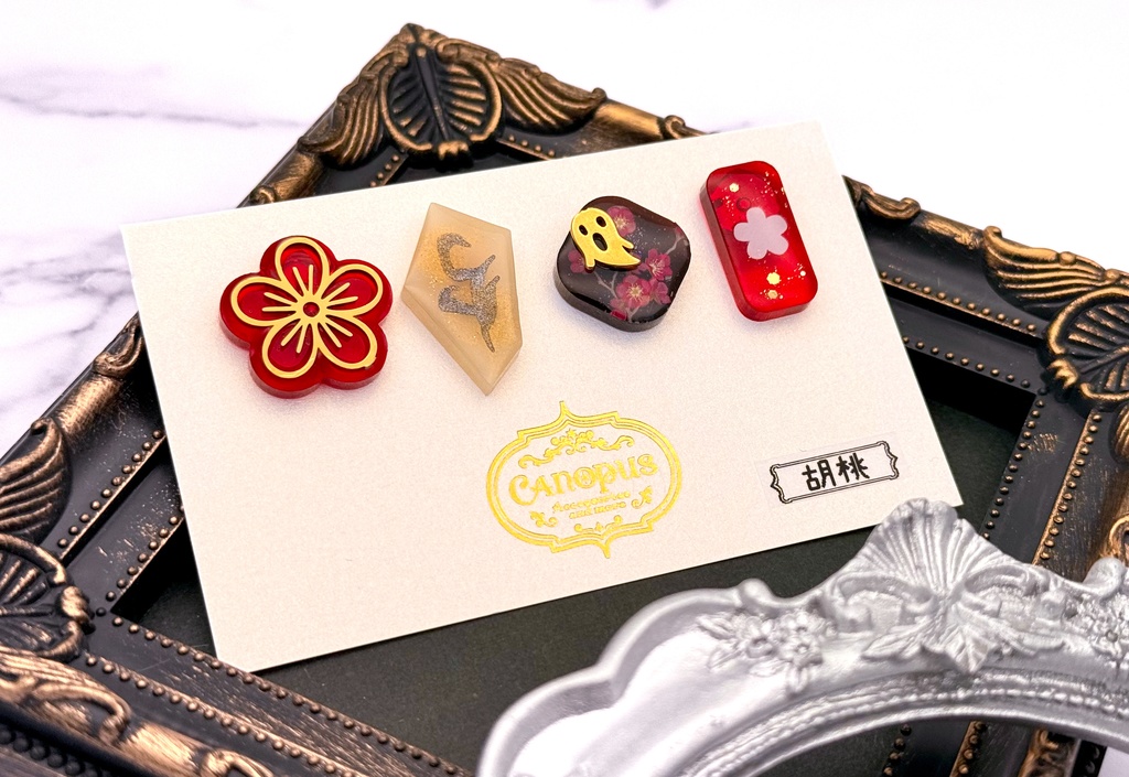 【原神】因数分解ピアス・イヤリング