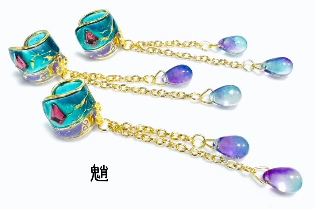 【原神キャラクターイメージ】ゆらりんイヤーカフ