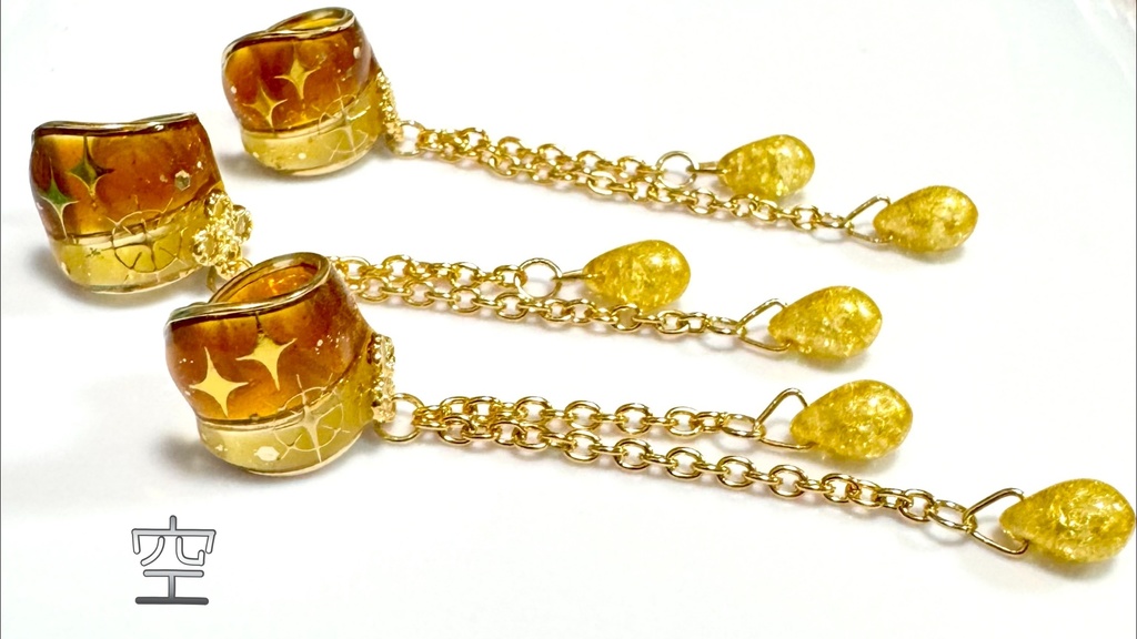 【原神キャラクターイメージ】ゆらりんイヤーカフ