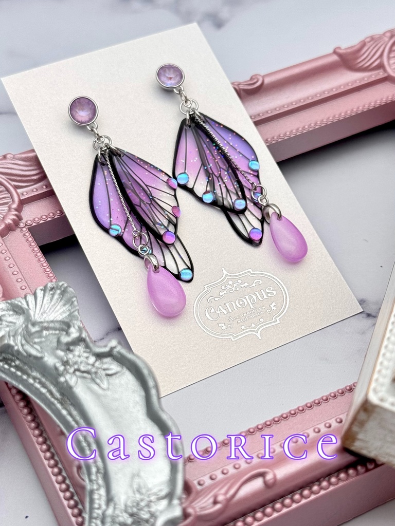 【崩壊:スターレイル】クリスタルドロップピアス・イヤリング