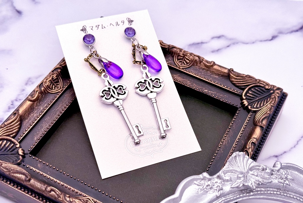 【崩壊:スターレイル】クリスタルドロップピアス・イヤリング