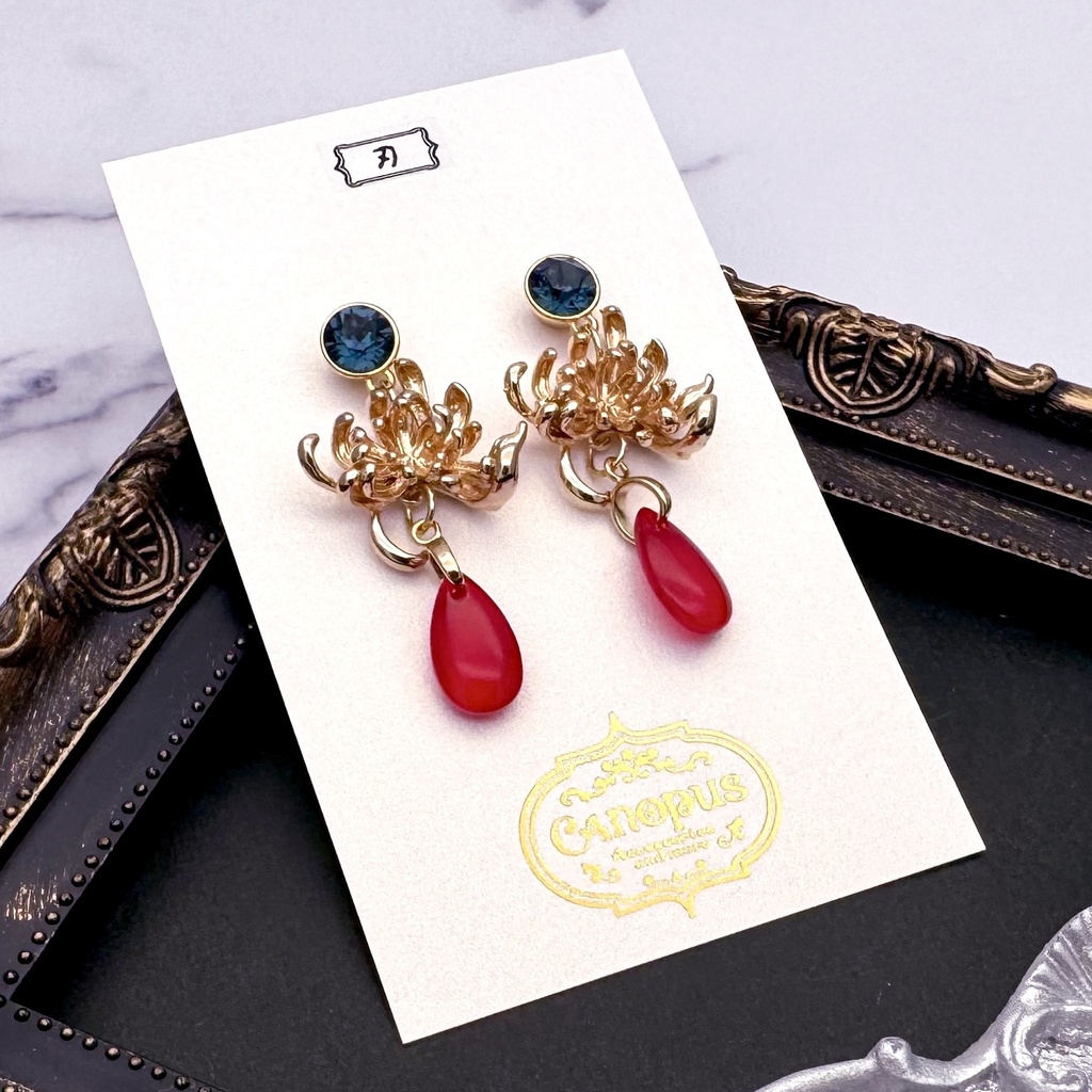 【崩壊:スターレイル】クリスタルドロップピアス・イヤリング