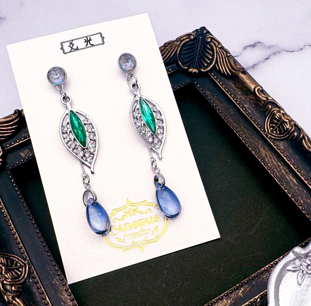 【崩壊:スターレイル】クリスタルドロップピアス・イヤリング