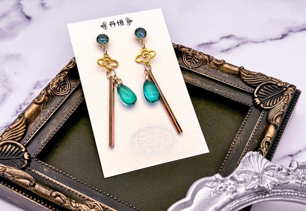 【崩壊:スターレイル】クリスタルドロップピアス・イヤリング