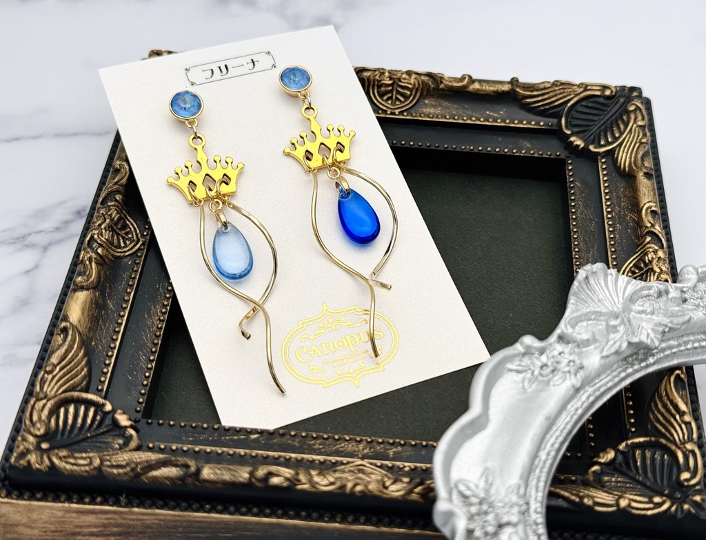 【原神】クリスタルドロップピアス・イヤリング