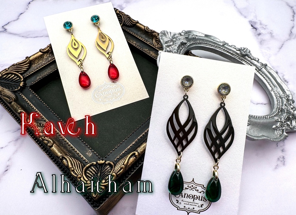 【原神】クリスタルドロップピアス・イヤリング