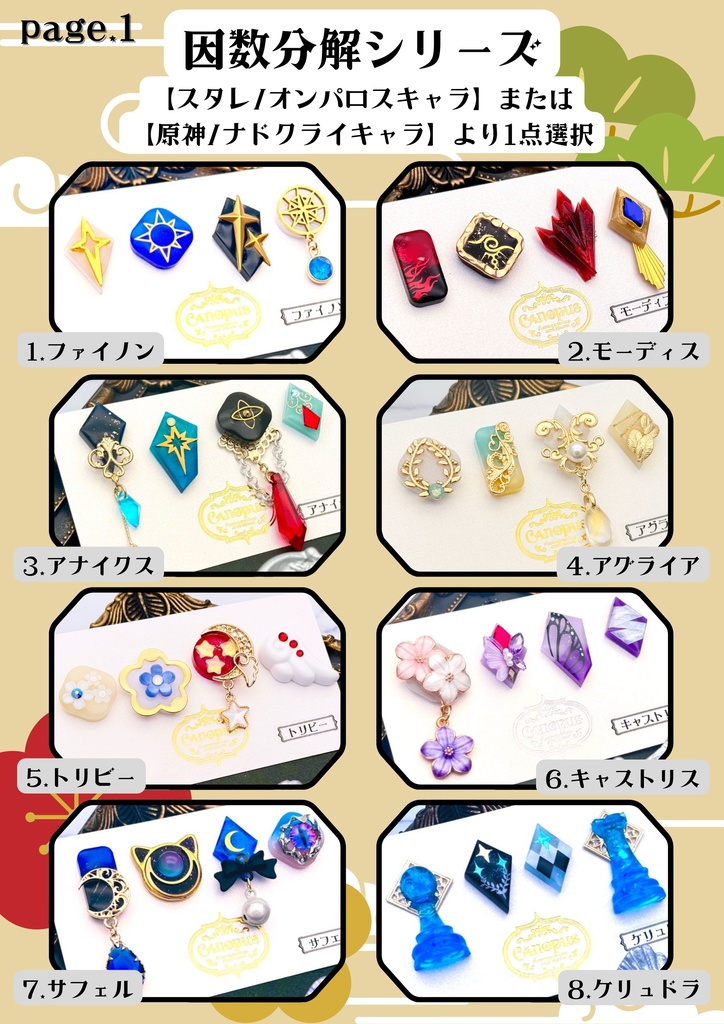 4つのうち2つ選べる福袋【CANOPUS】