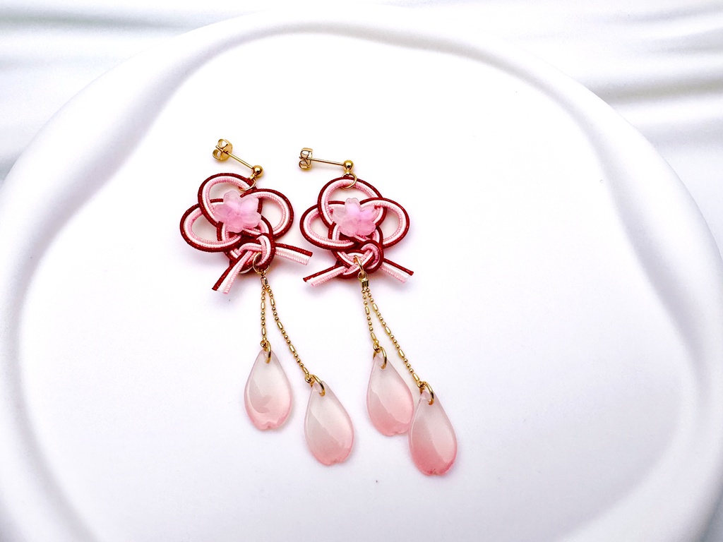 【原神】水引ピアス&イヤリング