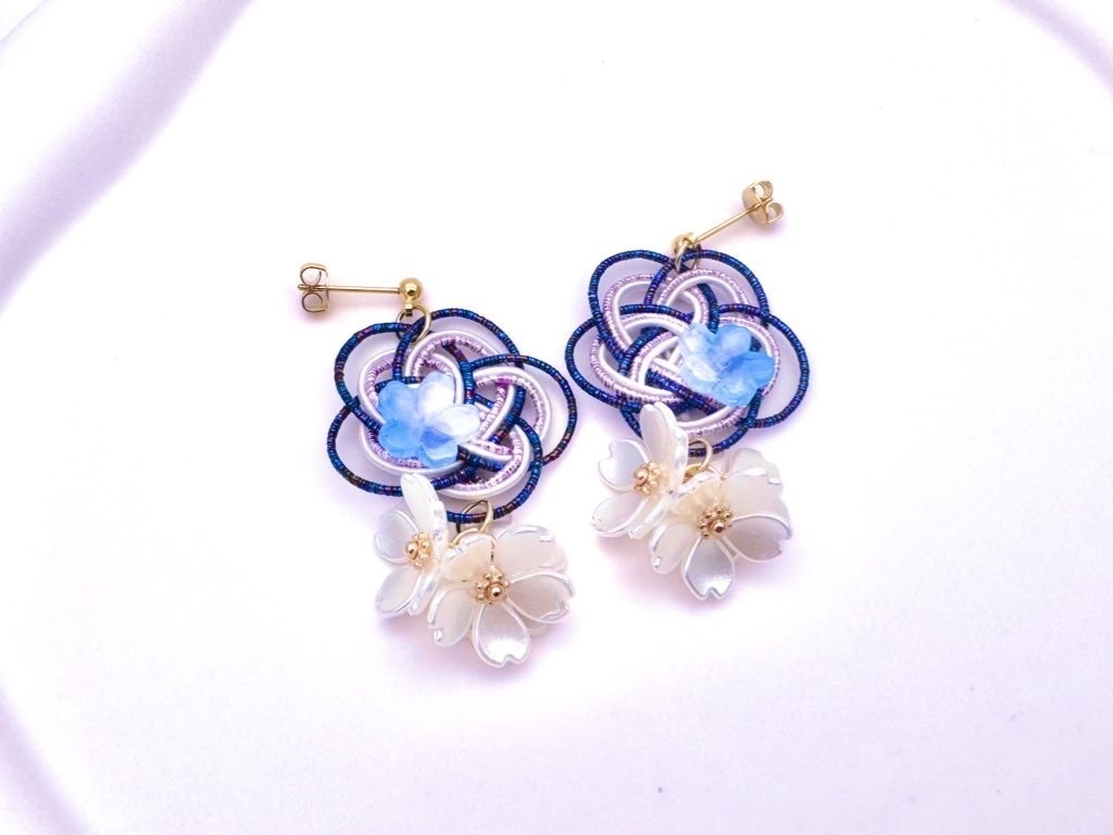 【原神】水引ピアス&イヤリング