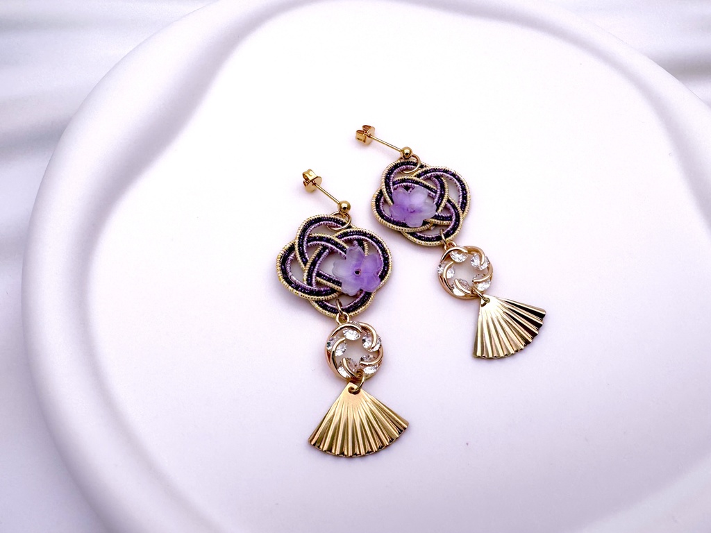 【原神】水引ピアス&イヤリング