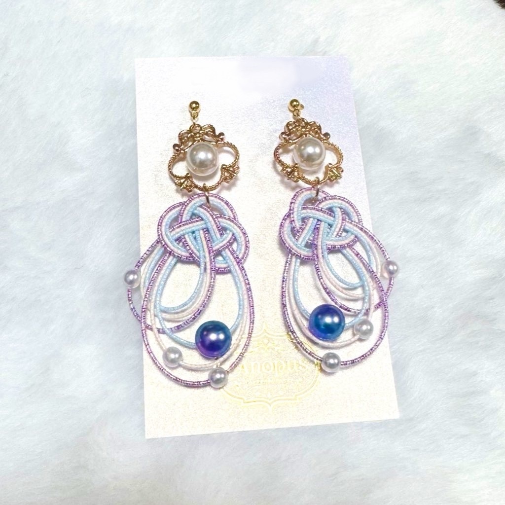 【原神】水引ピアス&イヤリング