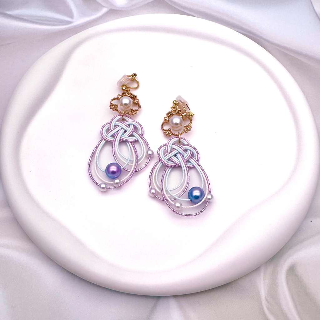 【原神】水引ピアス&イヤリング