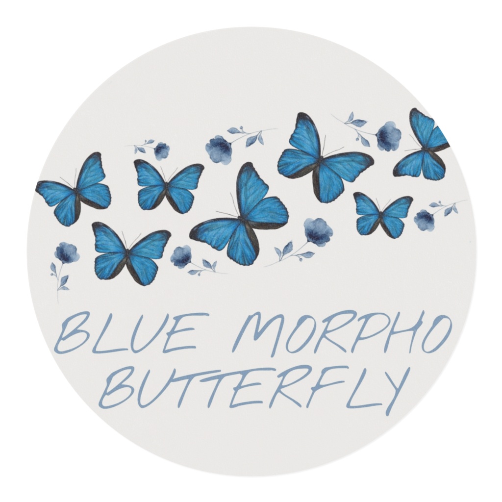 美しいモルフォ蝶