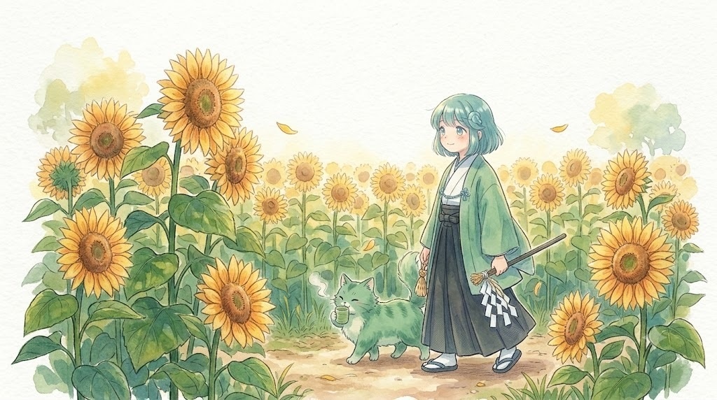 【オリジナル】ポストカード ～ 向日葵 ～