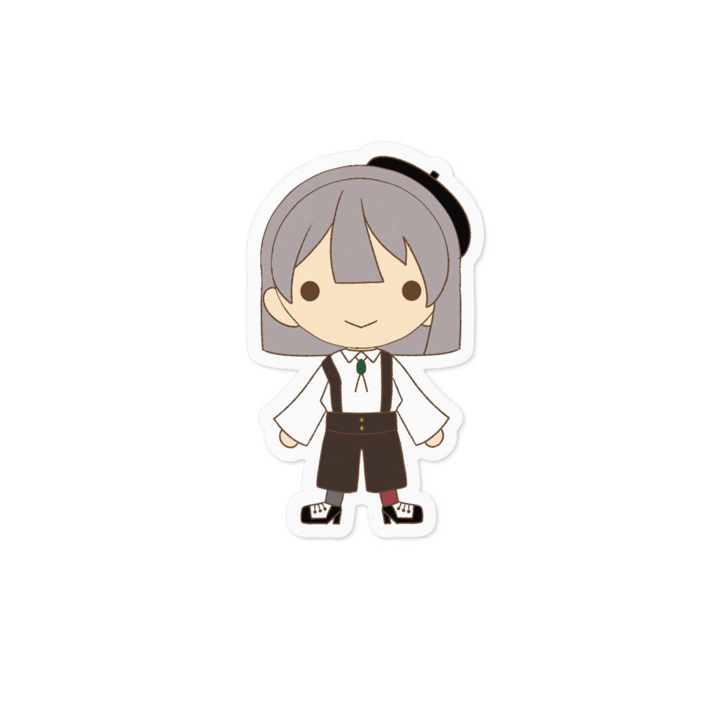 【ステッカー】ヒトガタみーさんデフォルメ