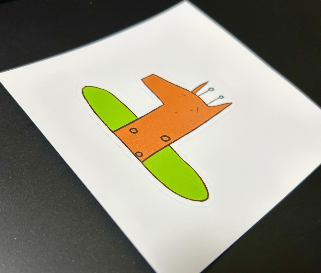 【ステッカー】キリンさん