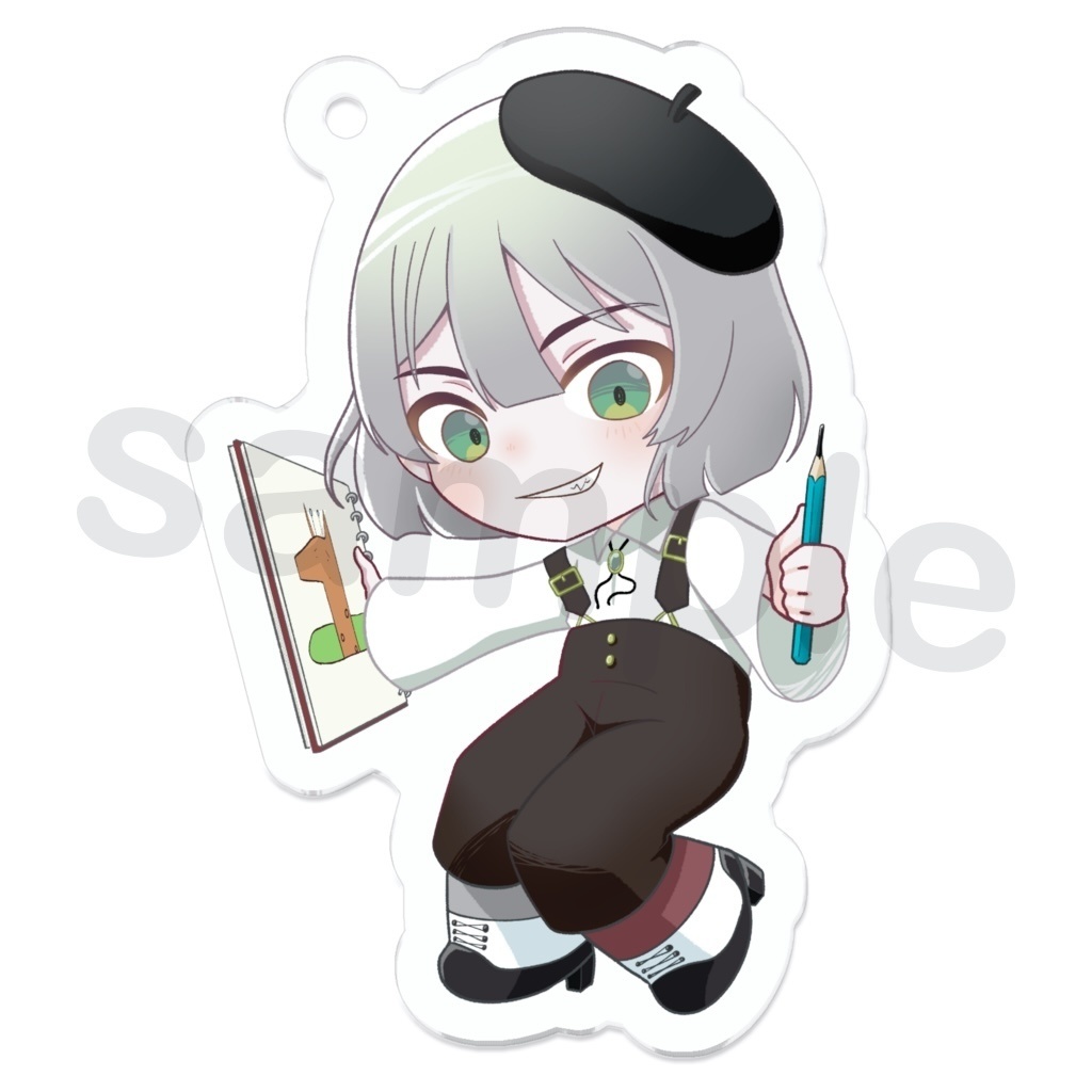 【アクリルキーホルダー】ミニキャラのヒトガタみーさん