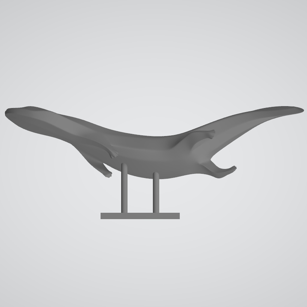 『Template:GiantSalamander』彫刻STLデータ【3Dプリント用】