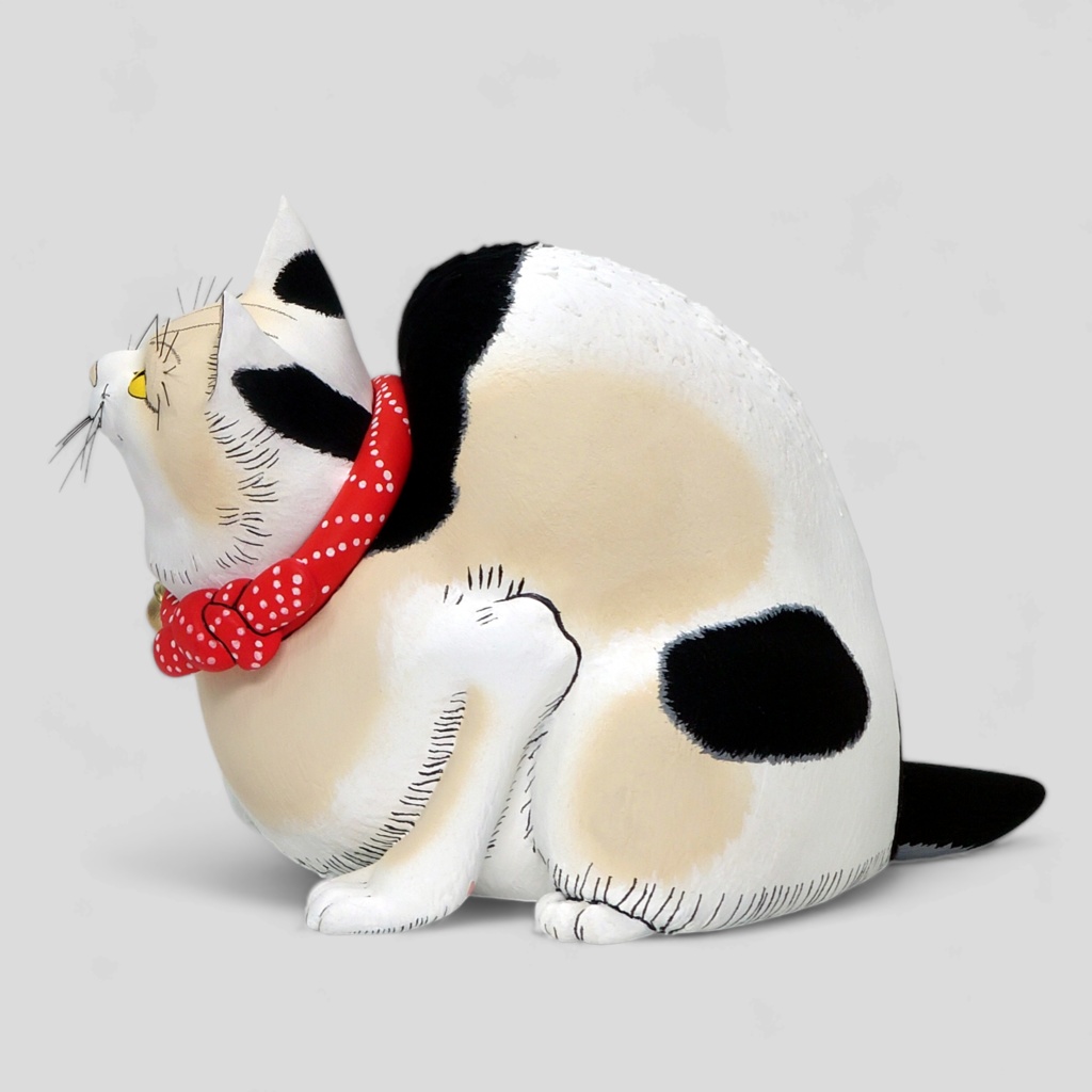 鼠よけの猫 立体置物【限定10点】