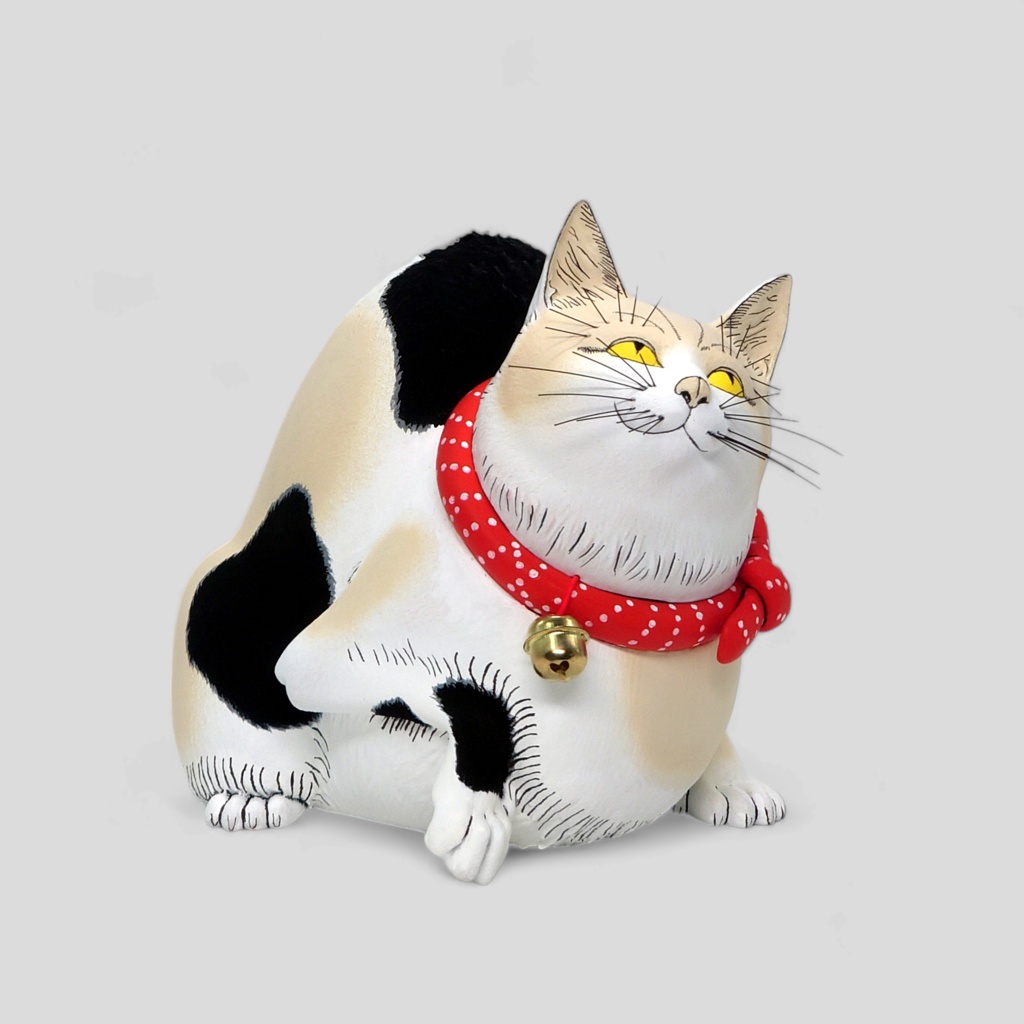 鼠よけの猫 立体置物【限定10点】