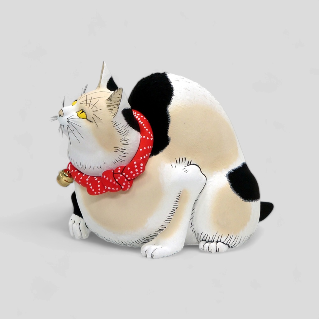 鼠よけの猫 立体置物【限定10点】