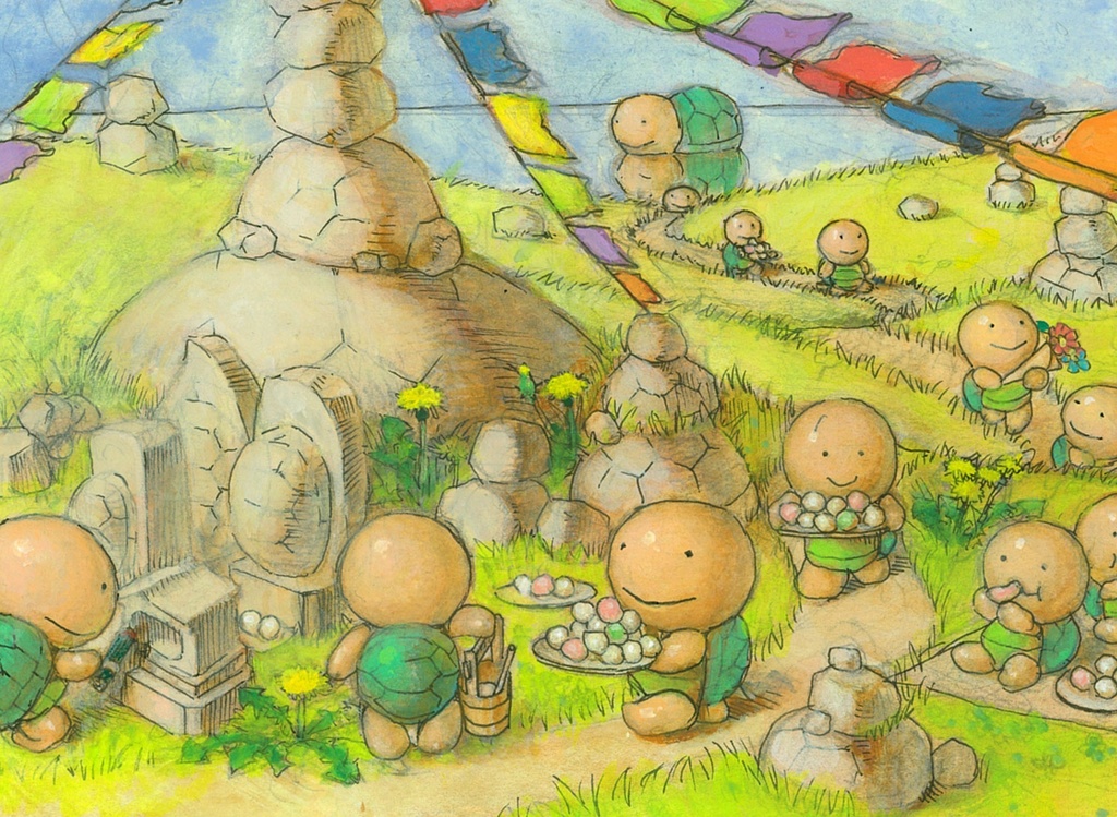 手描きイラスト　3　お彼岸