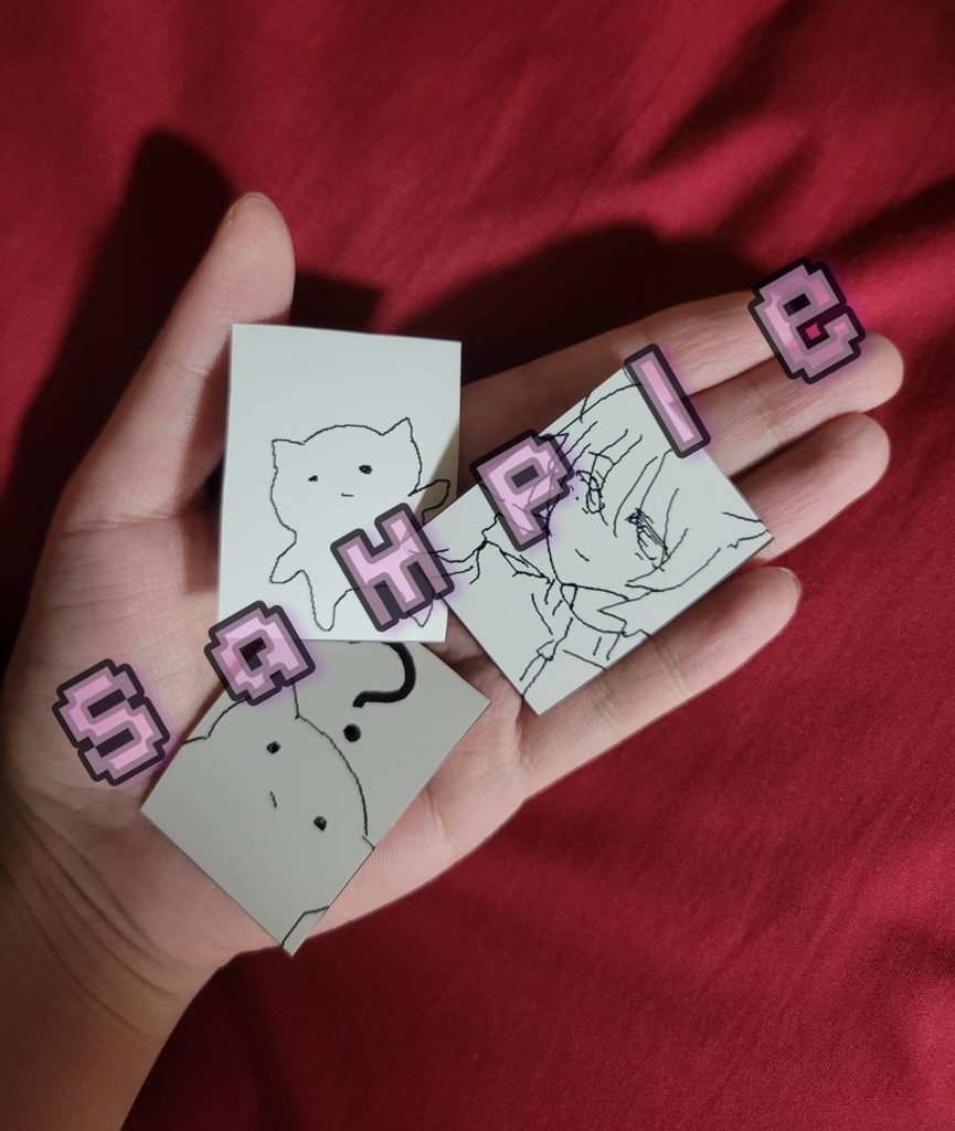 うつろねこステッカー 全種類あるよシート。(コンプリートセット!)