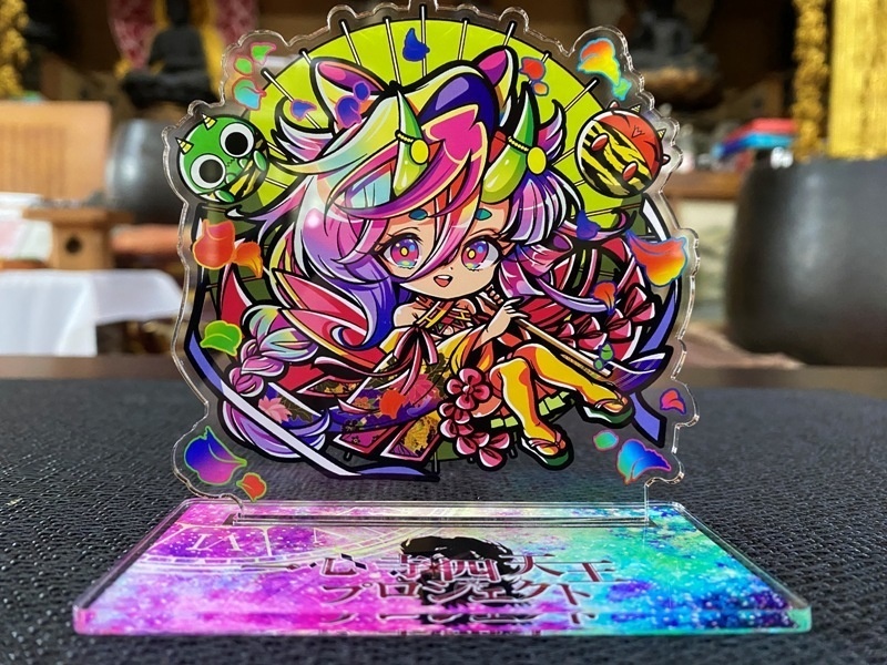 10cm アクリルスタンド 石楠花とびら デフォルメイラスト2025
