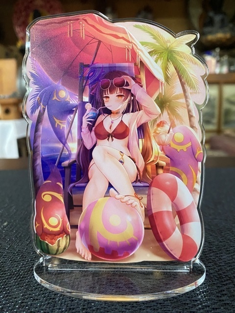 一心寺 広目天 彌見 照れ差分サマーバケーション アクリルスタンド（両面印刷）12センチ