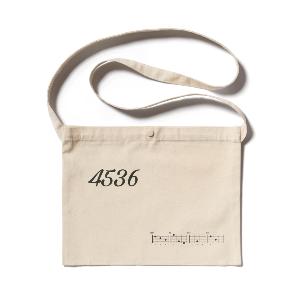 4536サコッシュ白【お洒落なセブンス】