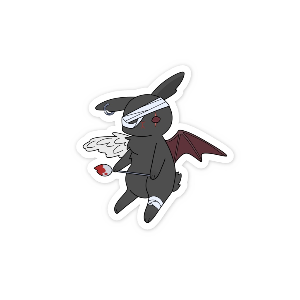 双翼うさぎ クロ