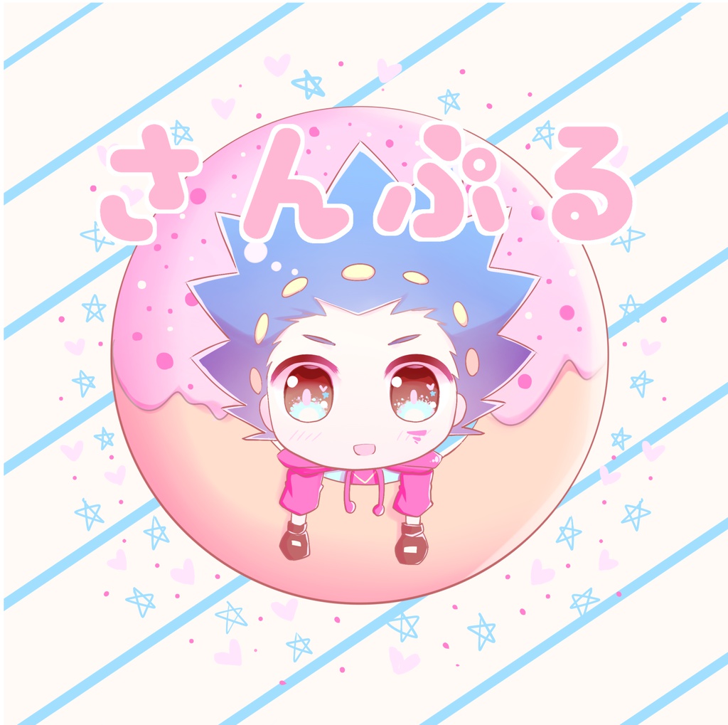 くるみボタンバッジ