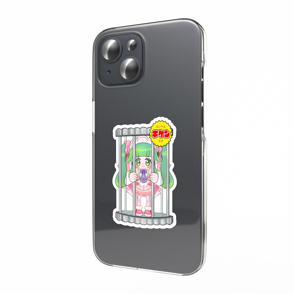 ミニそば子ステッカー(檻)