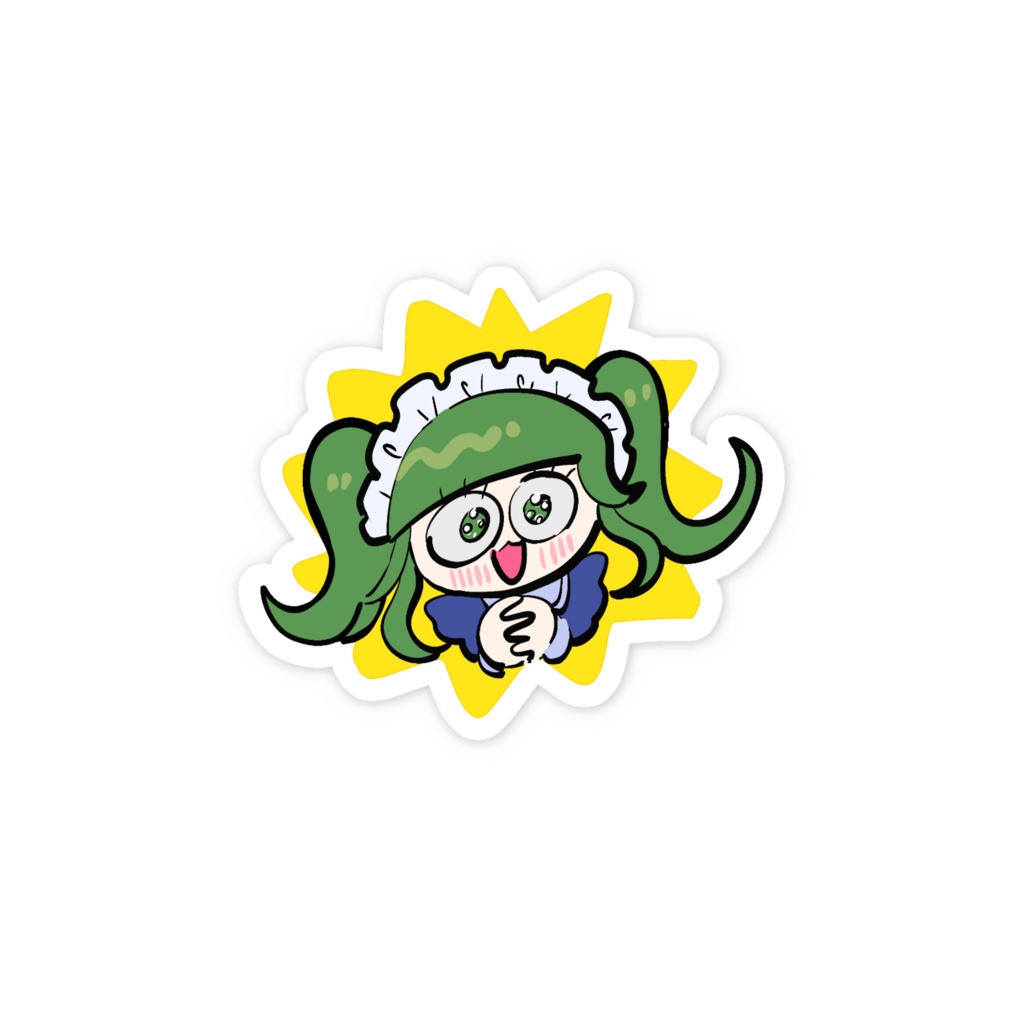 キラキラそば子ステッカー