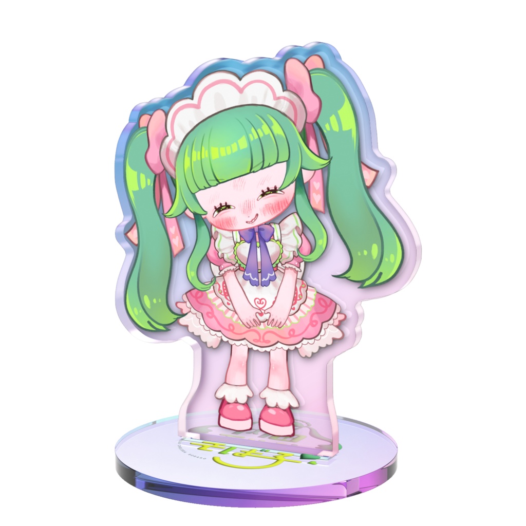 ミニそば子(照れ)オーロラアクスタ