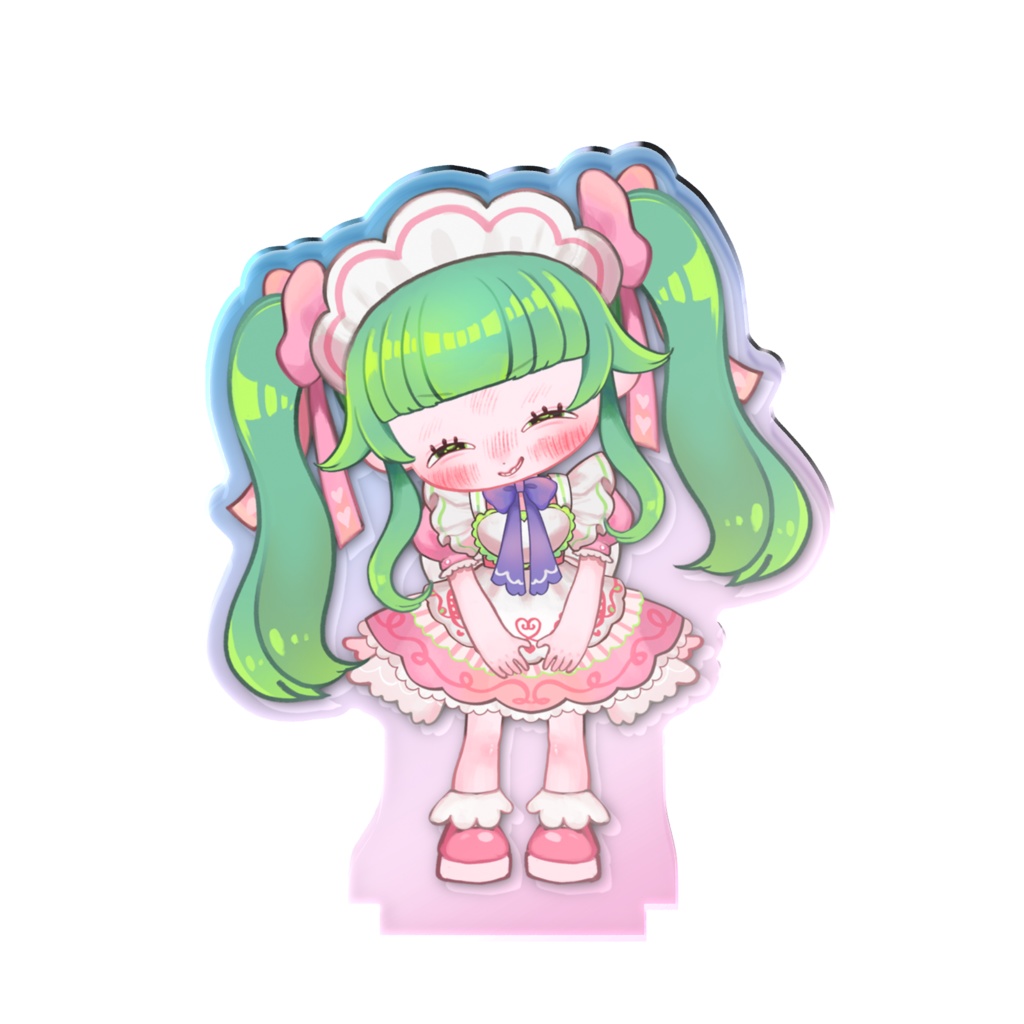 ミニそば子(照れ)オーロラアクスタ