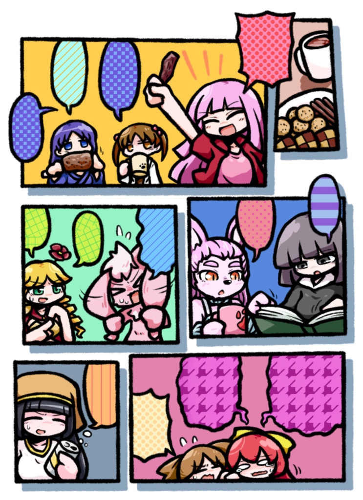 ざくざくアクターズTシャツ:召喚士女子会!