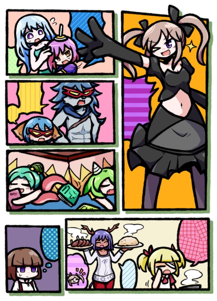 ざくざくアクターズTシャツ:秘密結社会議!