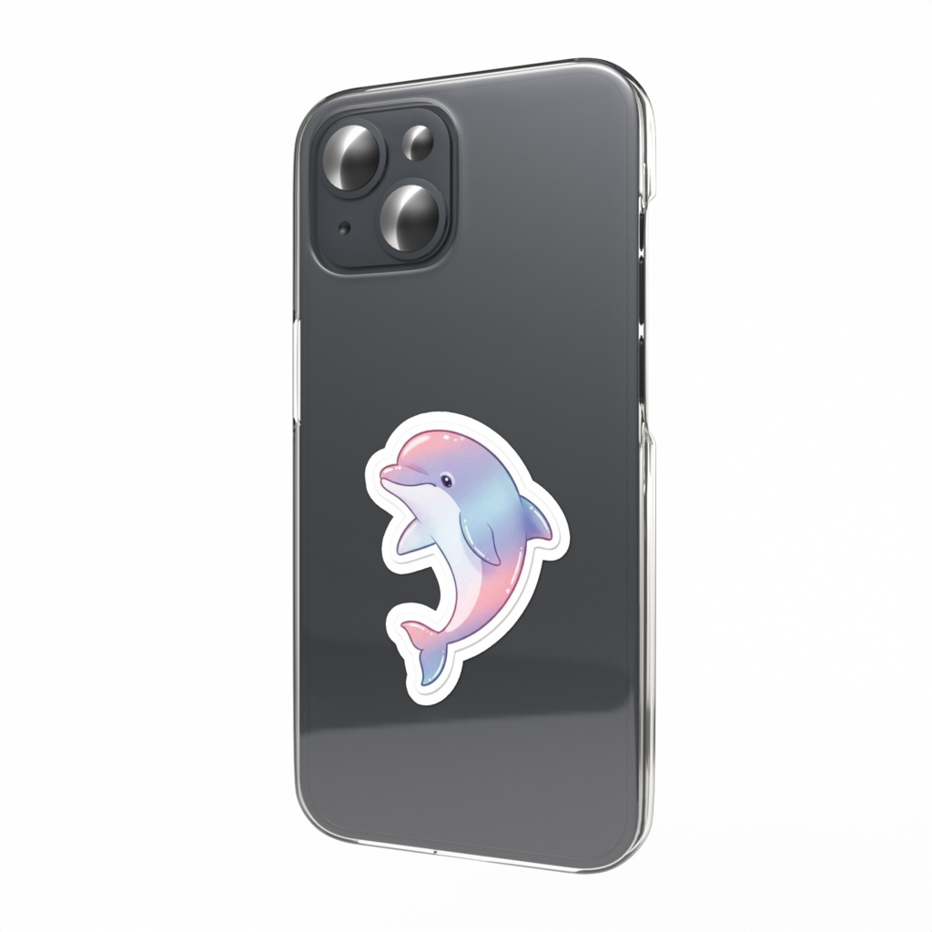 イルカステッカー