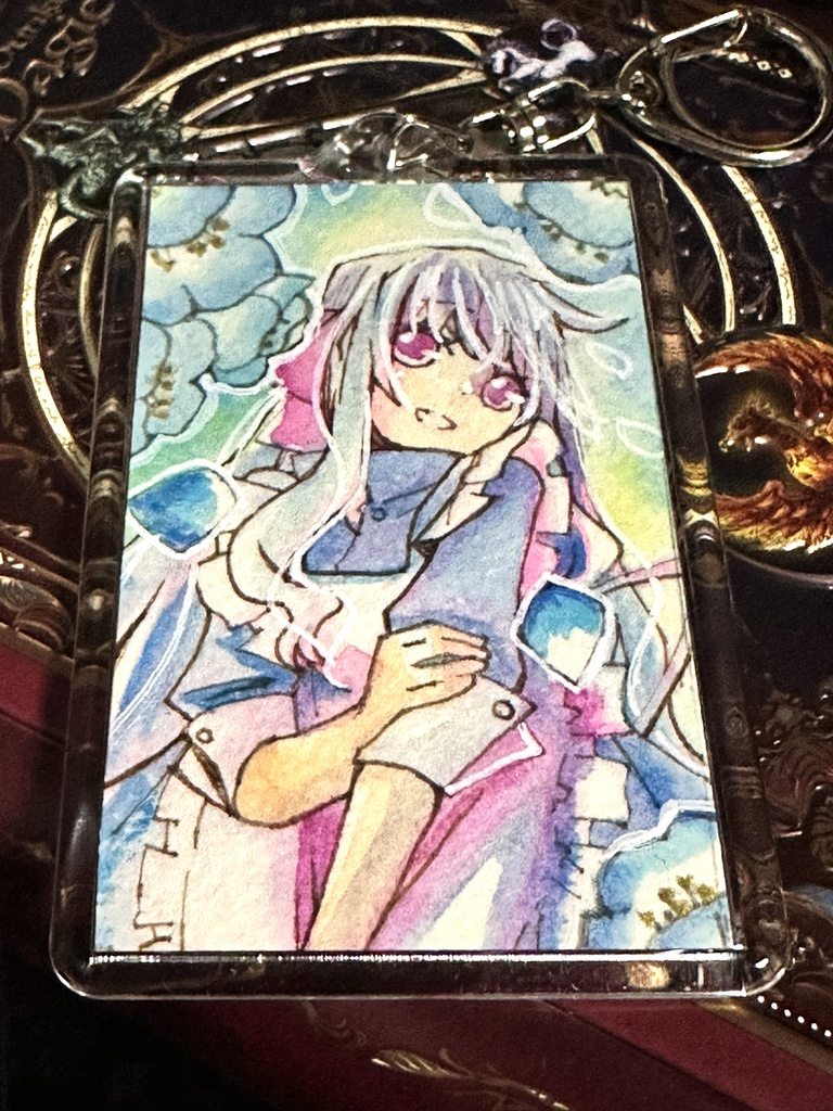 ネモフィラとマリー(原画キーホルダー)